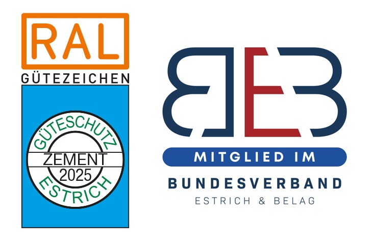 RAL-Gütezeichen und Mitgliedschaft im Bundesverband Estrich und Belag (BEB)
