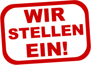 Wir stellen ein